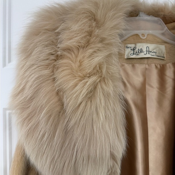 Vintage 1960s Lilli Ann Paris San
Francisco Wool, Fur Collar,
Long Coat - Picture 3 of 10